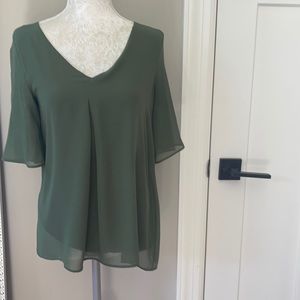 Dark green blouse